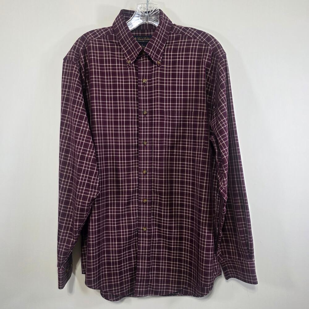 Brooks Brothers Mens Button Down Non Iron Shirt Size Medium